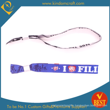 Fashion Custom Cheap Barcode Logo Woven Wristbands